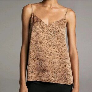 BNWOT Aritzia Babaton Everly satin top | leopard print, XS - S